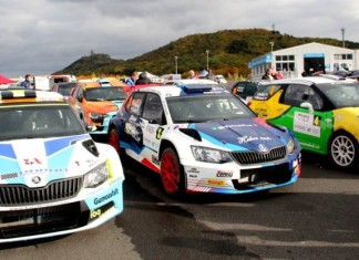 Mostecká rally: Mezi dvě Fabie R5 se vklínilo Porsche