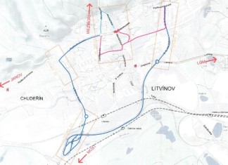 Uzavírka mostu přes Mezibořskou ulici v Litvínově se blíží