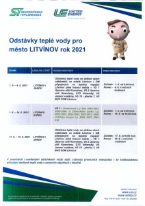Letní odstávka teplé vody