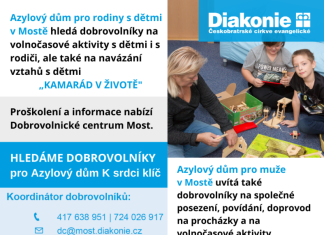 Hledají se dobrovolníci pro Azylový dům v Mostě