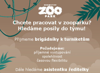Chcete pracovat v ZOOPARKU? máte příležitost!