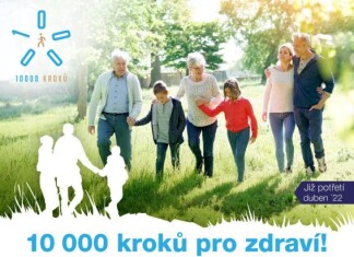 Chodíte rádi? Zapojte se do dubnové výzvy 10 000 kroků