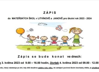 Zápis do mateřských škol v Litvínově