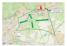 V ulici Podkrušnohorské čekají řidiče uzavírky