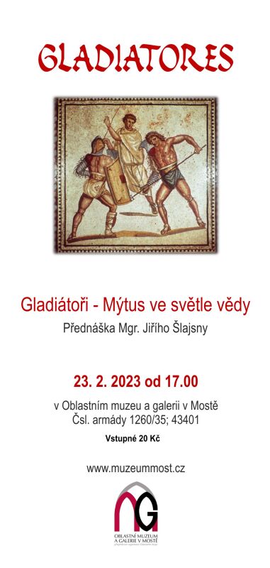 gladiátoři přednáška leták