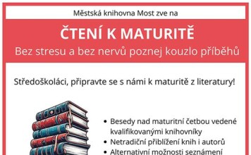 Knihovna zve na Čtení k maturitě v novém roce