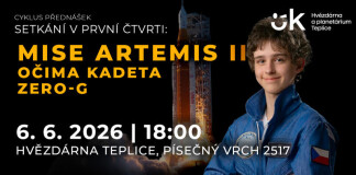 Tip na výlet: Teplická hvězdárna zve 6. června na přednášku Jonáše Nerudy, kadeta programu Zero-G