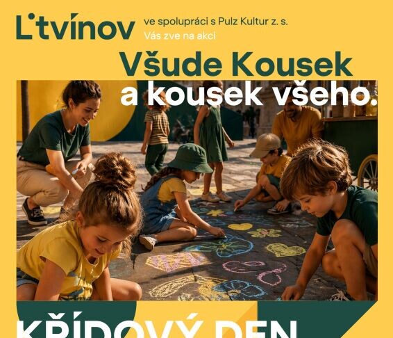 Přijďte s dětmi vyzdobit náměstí barevnými křídami