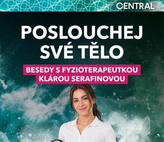 V Cetralu startuje 27. května série přednášek s yzioterapeutkou Klárou Serafinovou