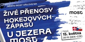 Hokejové úterý 26. května ČESKO– KANADA od 20.15 hodin najezeře Most