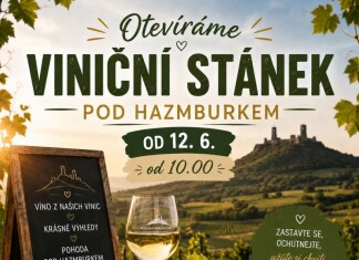 Vinařství Johann W otevírá stánek pod Házmburkem