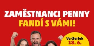 Zákazníci Penny marketu si ve čtvrtek nakoupí jen do 17.30 hodin, pak jdou zaměstnanci domů fandit fotbalistům