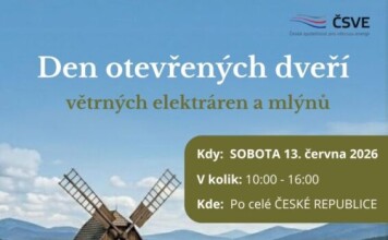 PROHLÍDKA VĚTRNÉ ELEKTRÁRNY 13. ČERVNA je mimořádná událost!