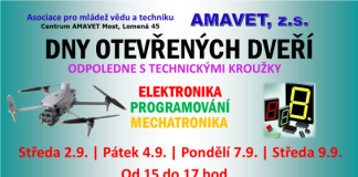 Centrum AMAVET otevírá technické kroužky a zve na den otevřených dveří