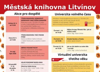 Litvínovská knihovna nabízí v říjnu celou řadu akcí