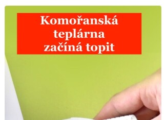 Komořanská teplárna začíná topit