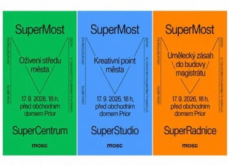 Most představí 17. září vítězné návrhy architektonických soutěží SuperRadnice, SuperCentrum a SuperStudio a Moje...